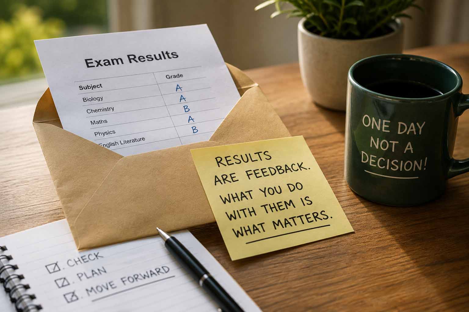 Results Are Feedback. What You Do With Them Is What Matters.